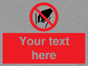 Custom prohibition No reaching in